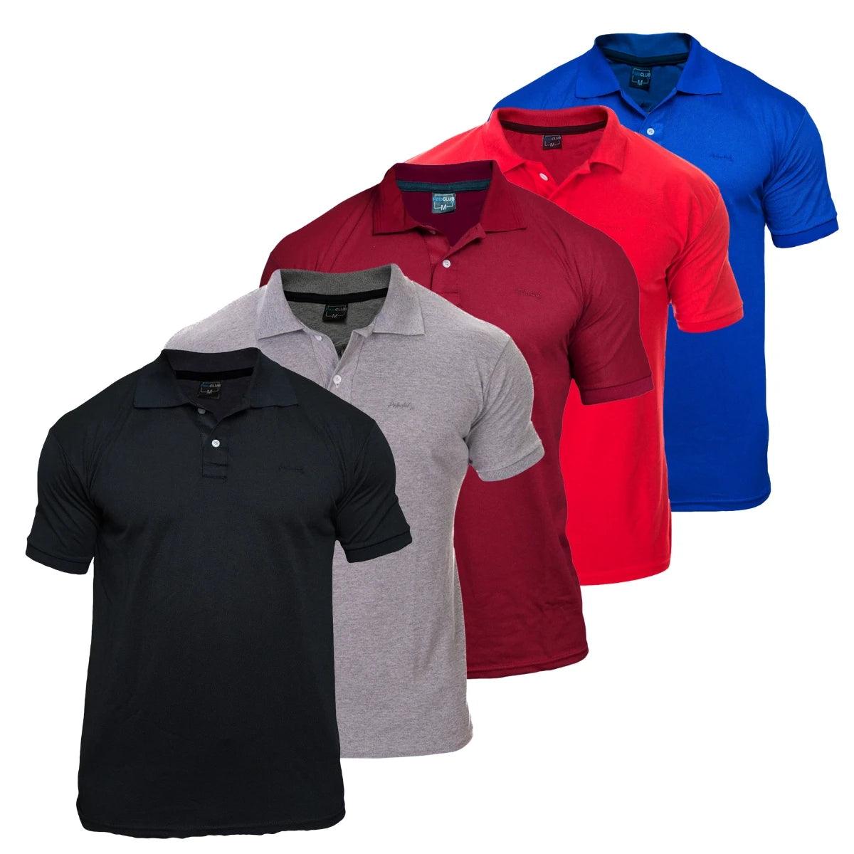 Kit 4 Camisas Gola Polo Masculina Atacado