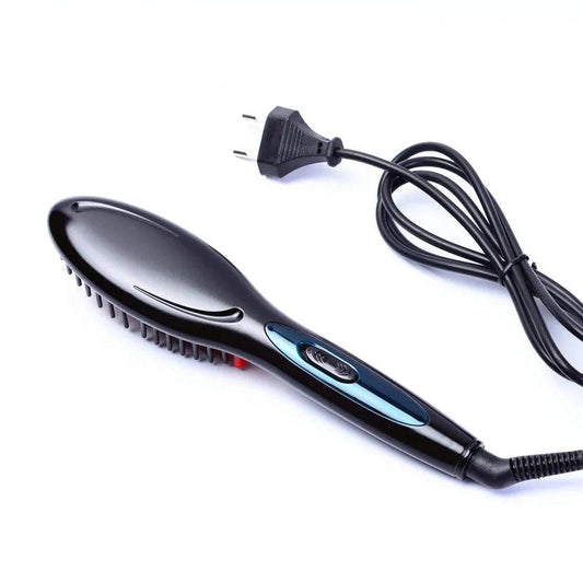 Professional Hair Straightener Beard Brush Ceramic Electric Hair Straightening Brush Hot Comb Girls Ladies Straighteners Curler